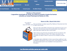 Tablet Screenshot of mantes-en-mouvement.fr